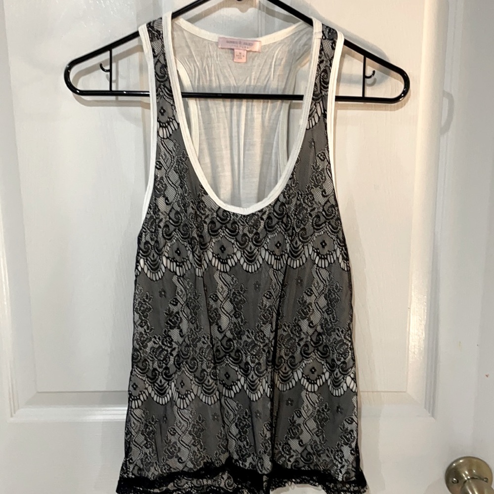 Racer back tank top